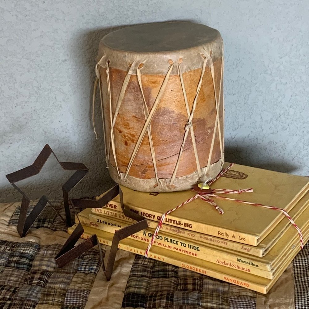 Vintage Children's Toy Drum